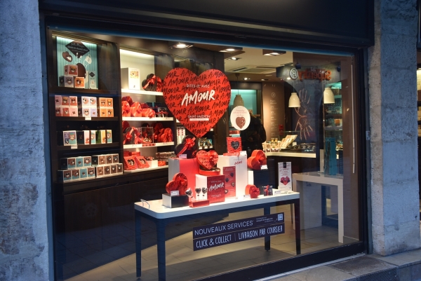 Pour la Saint Valentin, le cœur des chocolats gourmands se trouve chez Jeff de Bruges