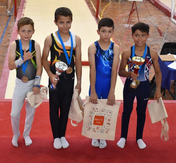 De nombreuses places d’honneur ont été décrochées par les  jeunes athlètes de l’Union Gymnique Chalonnaise lors des Championnats Régionaux Individuels