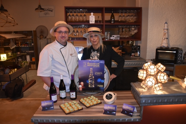 Avec la cave ‘Vinscie’, faites une dégustation de Beaujolais Nouveau en accord Mets/Vins dans une ambiance de guinguette