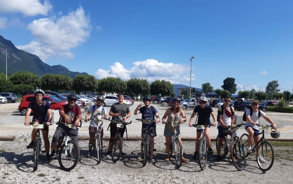 Séjour au Bourget du Lac pour 7 jeunes de l’ERJ de Châtenoy-le-Royal