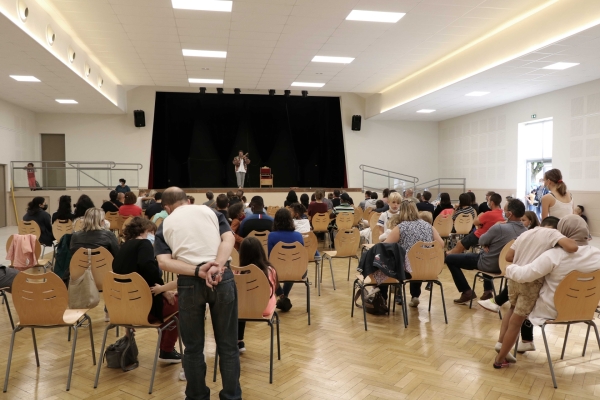 Les olympiades prévues à l’étang Chaumont se sont retrouvées en salle des fêtes