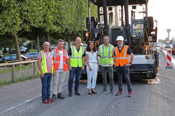 Réfection d’un tronçon de la RD 978 à Châtenoy-le-Royal