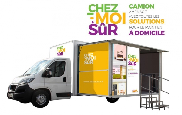 Le Camion « Chez Moi Sûr » sera à Fontaines le vendredi 8 Octobre pour présenter les solutions pour le maintien à domicile 