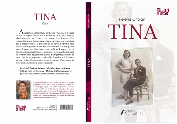 Présentation et dédicace du livre  ̏Tina˝ par son auteur Hélène Ortolan. 