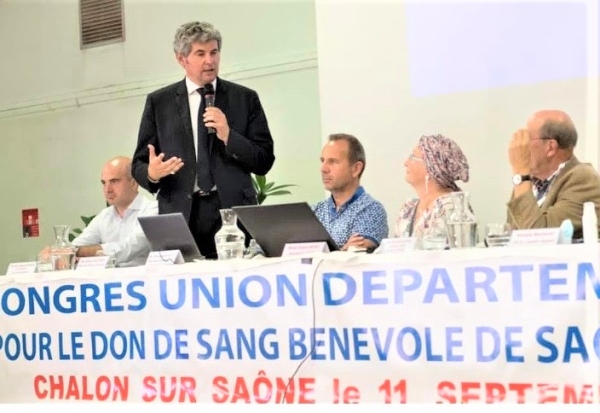 L’Union départementale pour le don de sang bénévole de Saône-et-Loire en congrès à Chalon