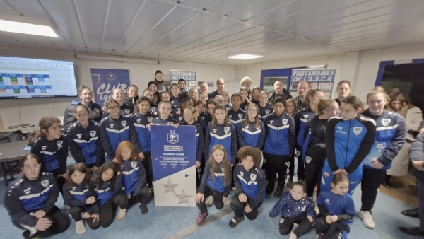 L’ASCR Football reçoit un Label Jeunes Féminines niveau OR