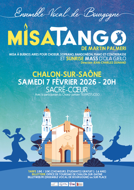 Samedi 7 février 2026, l’EVB en concert en l’église du Sacré-Coeur de Chalon sur Saône