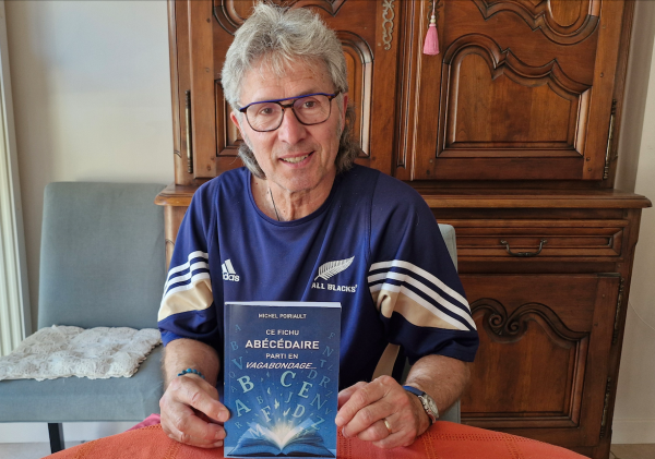 Michel Poiriault part en vagabondage avec son premier livre