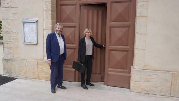 Loïc Mallié et Béatrice Berne en concert clarinettes et orgue Eglise de Chauffailles le 13 aout 2023