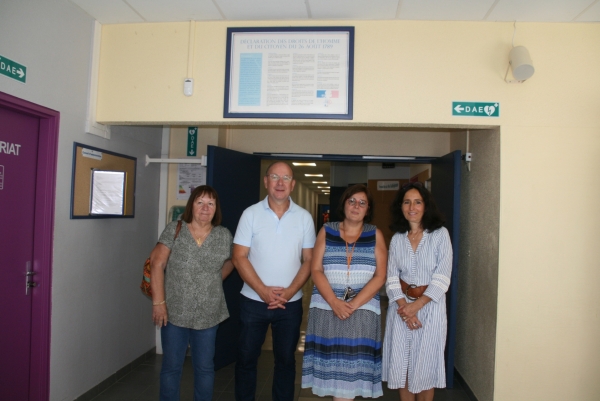 Le collège Louis Aragon à Chatenoy le Royal a fait sa rentrée