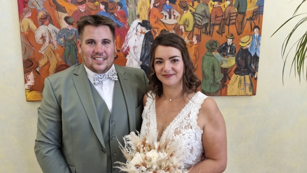 Dorine et Quentin  se sont dits oui