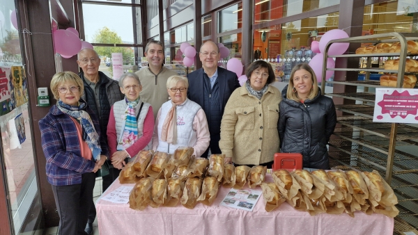 Près de 200 brioches vendues dans le cadre d’Octobre Rose 
