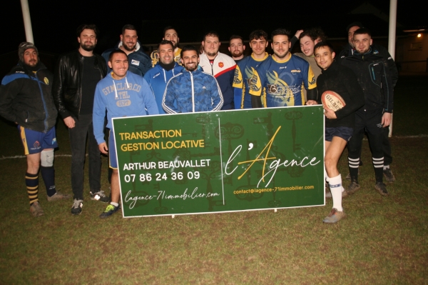 Le Chatenoy Rugby Club accueille un nouveau partenaire : "L'Agence"