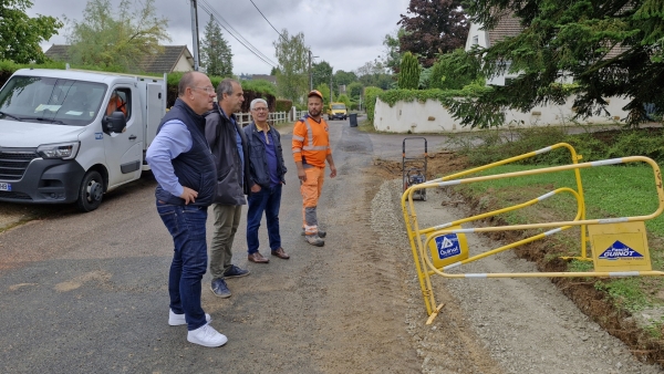 Des travaux de voirie en différents quartiers de la commune de Chatenoy le Royal