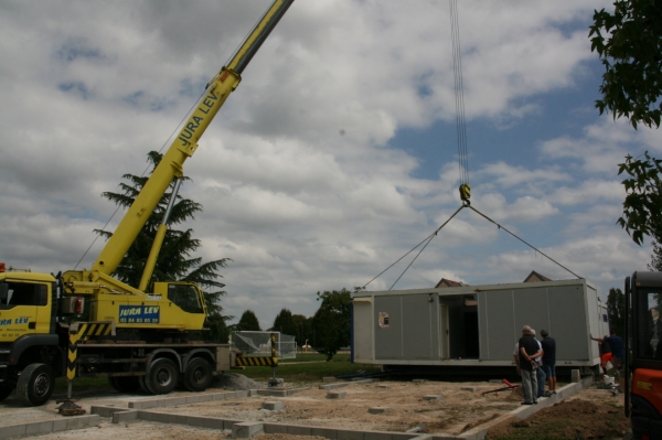 Deux nouveaux vestiaires pour le foot au stade du Treffort