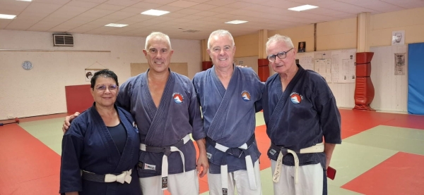 Yoseikan Budo : remise de « dan » à quatre Bourguignons
