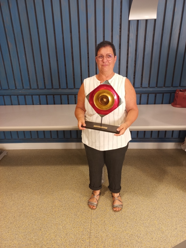 Raphaële Jeannet, arbitre internationale de Yoseikan Budo, récompensée par la Commission du Fair Play