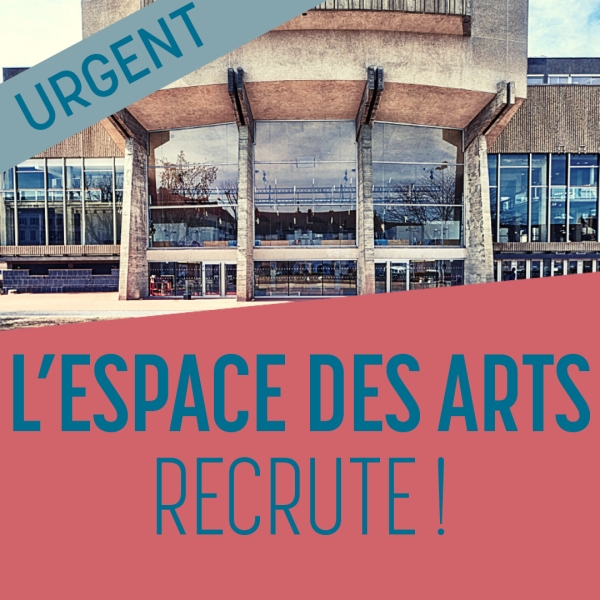 L’Espace des Arts recherche un(e) agent d’entretien H/F pour un poste de 10 à 15H/hebdomadaire et dès que possible