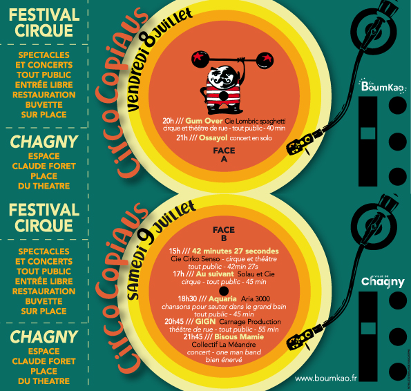 La 5e édition du festival de cirque Circocopiaus aura lieu les 8 et 9 juillet !