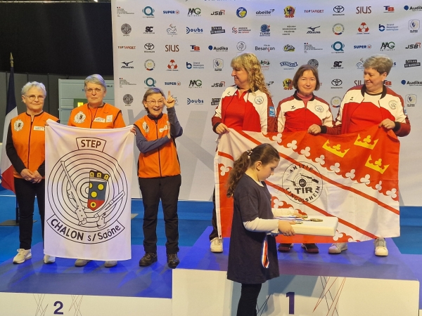 Médaille d’argent pour la Step (tir sportif) aux Championnats de France 