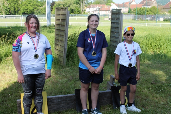 Les jeunes archers chalonnais du CFAC (Compagnie des Francs Archers Chalonnais) maintiennent le Cap en catégorie U13