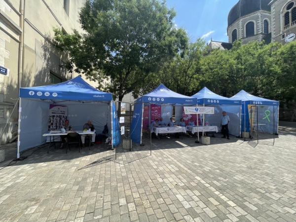 Un village installé place de l’Hôtel de ville sur la sensibilisation et l’information sur le don d’organes