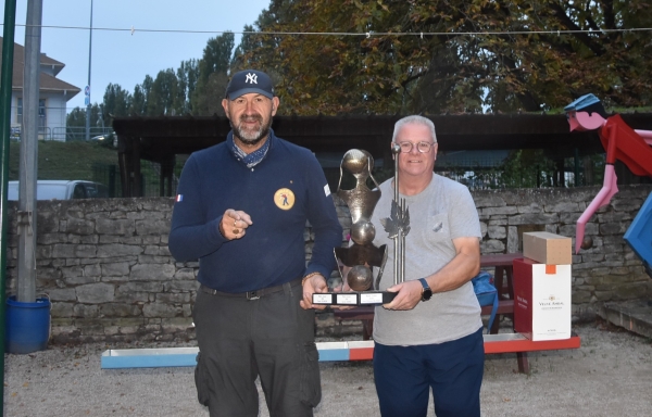 Gilles Leureaud remporte le trophée 2022 du Maître joueur de la Boule d’Or Chalonnaise
