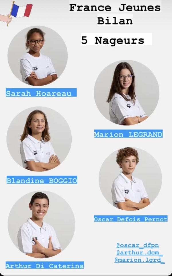 L’heure du bilan général des Championnats de France Jeunes à Pau est arrivé pour les nageurs chalonnais