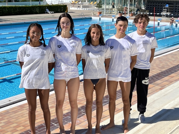 5 nageurs du Centre Nautique Chalonnais vont défendre les couleurs de la Ville aux Championnats de France Jeunes à Pau 