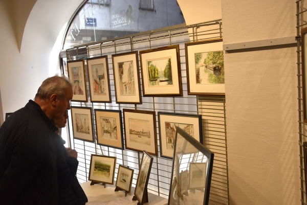 Jean Luc Durand,  ce peintre talentueux expose actuellement à la Galerie du Châtelet!