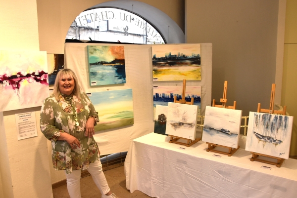 Galerie du Châtelet à Chalon-sur-Saône : Avec Brigitte Prost,   venez rencontrer une peintre de talent!