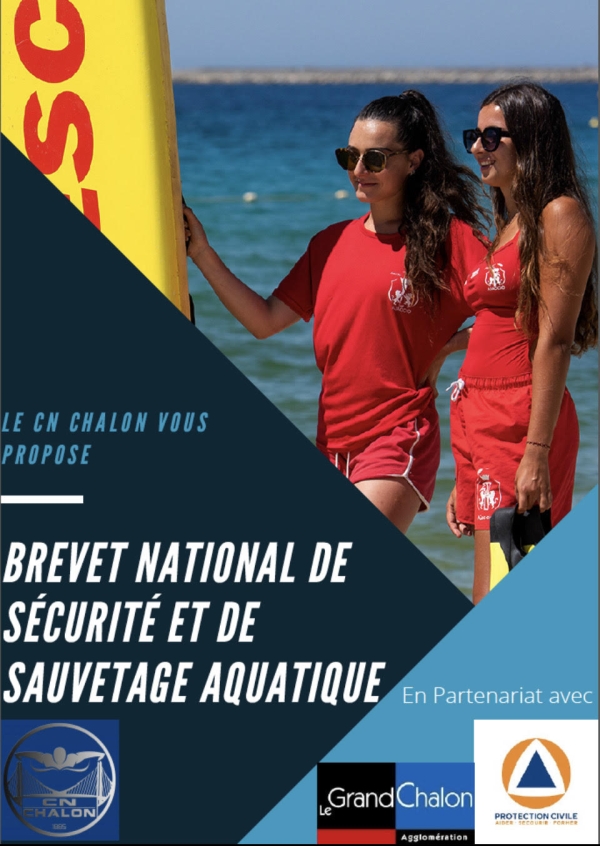 Le Cercle Nautique chalonnais  vous propose la formation BNSSA - Brevet National de Sécurité et de Sauvetage Aquatique, inscrivez vous.