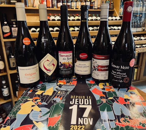 Jeudi 17 novembre, venez nombreux à la traditionnelle dégustation du Beaujolais Nouveau au Cellier Saint Vincent