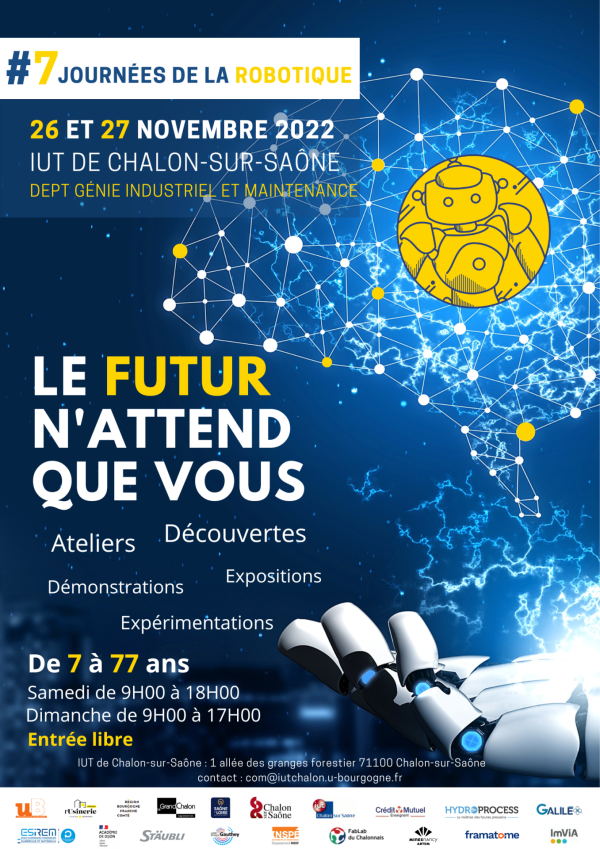 Vous aussi venez participer aux journées de la robotique