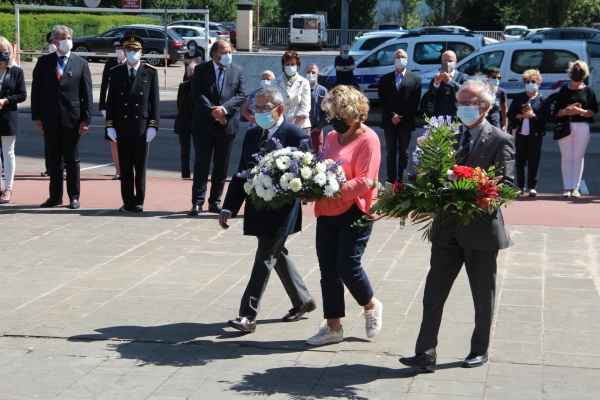 Cérémonie à la mémoire des victimes des crimes racistes et antisémites à Chalon-sur-Saône