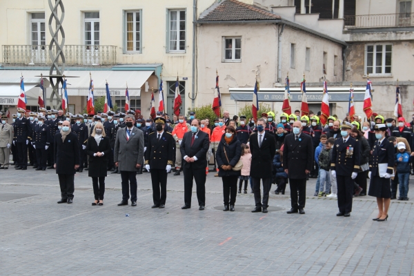Cérémonie de commémoration du 103ème anniversaire de l'Armistice de 1918 à Chalon-sur-Saône