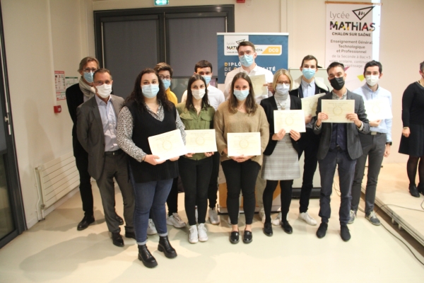 Parrainage de la nouvelle promotion 2021-2024 du Diplôme de Comptabilité Gestion au lycée Mathias