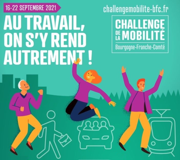 L'ADEME Bourgogne Franche-Comté lance le Challenge de la mobilité