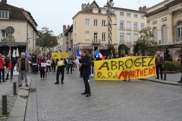 Le Collectif Chalonnais Anti-passes et Liberté vaccinal, toujours dans la rue, ne croit pas aux promesses «électoralistes» du gouvernement