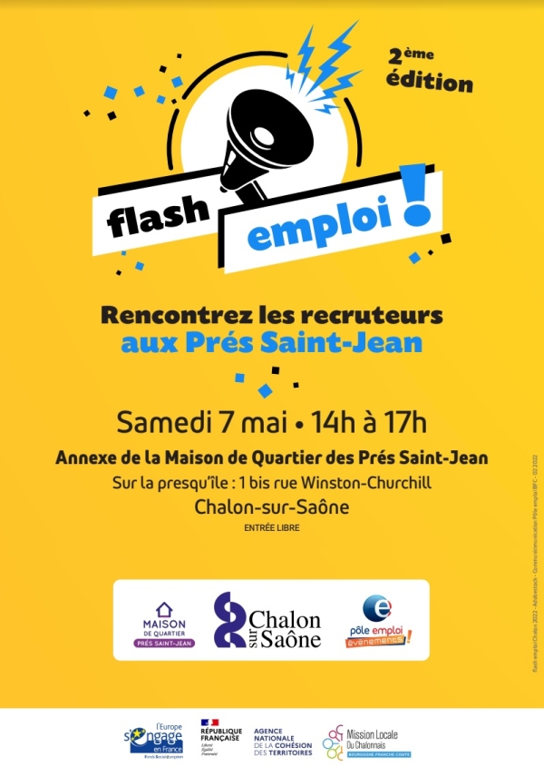 Flash emploi : rencontrez les recruteurs aux Prés Saint Jean