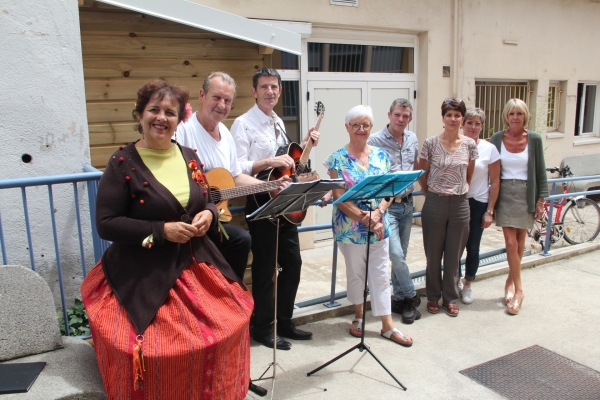 La Compagnie «Mille et un chemins» était à l'Épicerie Sociale du Grand Chalon