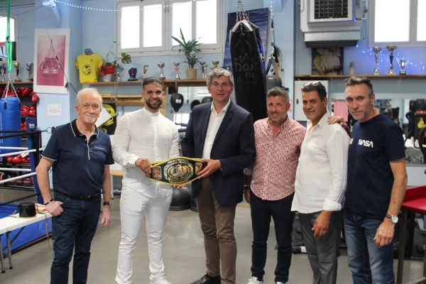 Retour sur la réception organisée en l'honneur de Sabri Fergani qui a remporté le Tournoi international de boxe des Volcans à Volvic