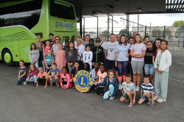 En vacances grâce aux quatre Lions Club du Chalonnais