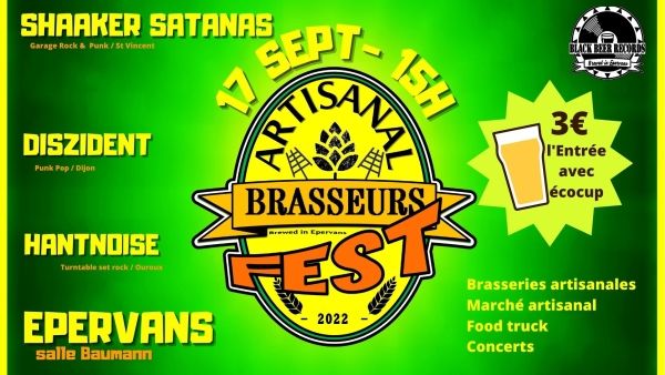 L'Artisanal Brasseurs Fest 2022, c'est aujourd'hui à Épervans !