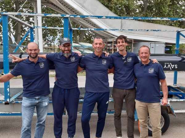 Pari réussi pour nos cinq Chalonnais de retour de la 50ème édition du Tour du Léman à l'Aviron