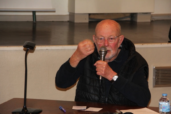 Le journaliste Jean-François Kahn était en conférence à Chalon-sur-Saône