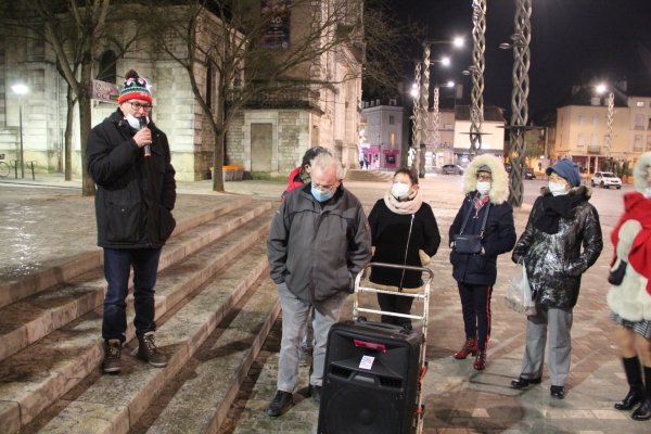 Le Collectif Chalonnais Anti-passes et Liberté vaccinale toujours vent debout contre le gouvernement