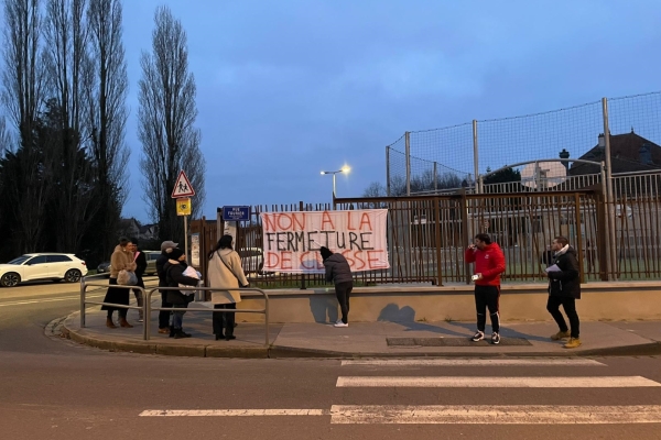 Les parents d'élèves de l’école des Charreaux se mobilisent contre une fermeture de classe