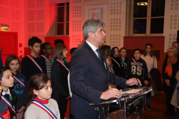 Le maire de Chalon-sur-Saône a adressé ses voeux  aux corps constitués