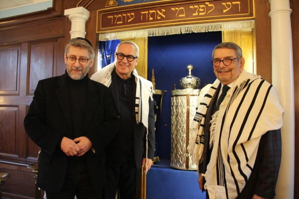 Intronisation du nouveau Sefer Torah de la synagogue de Chalon-sur-Saône
